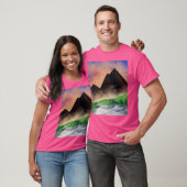 T-shirt Montagnes Par Riverside Active (Unisexe)