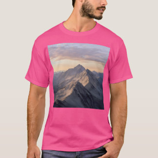 T-shirt Montagnes Paysage Nature Poster Actif