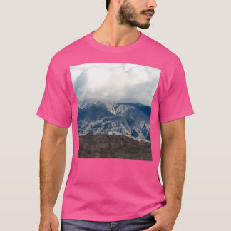 T-shirt Montagnes Rencontre Les Nuages Majestic Art Abstra