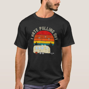 T-shirt Montagnes Rétro Je Déteste Sortir Funny Vintage C