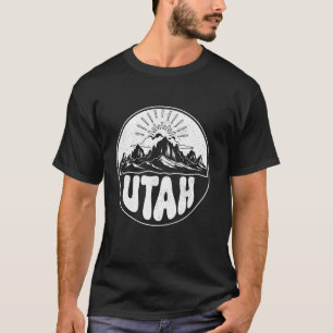 T-shirt Montagnes Rétro Vintage de l'Utah