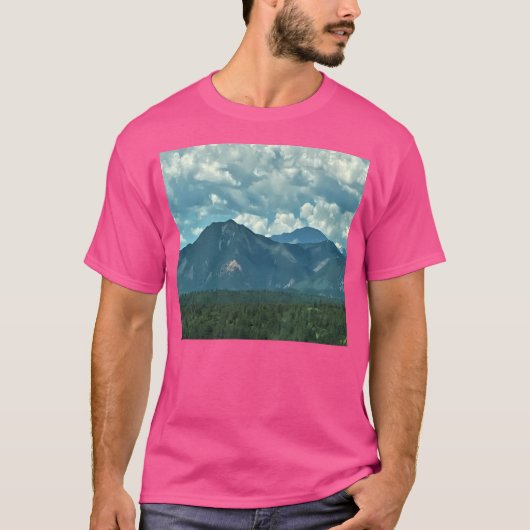 T-shirt Montagnes Rocheuses Actives (Devant)
