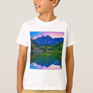 T-shirt Montagnes Rocheuses du Colorado et lac