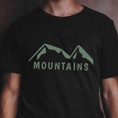 T-shirt Montagnes Vertes