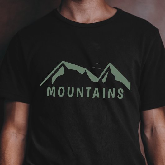 T-shirt Montagnes Vertes