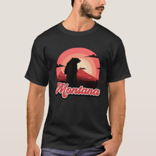 T-shirt Montana Bears Randonnée Backpacking Vacation World