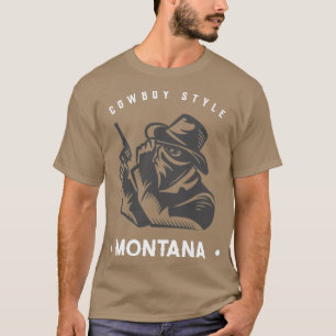 T-shirt Montana Cowboy