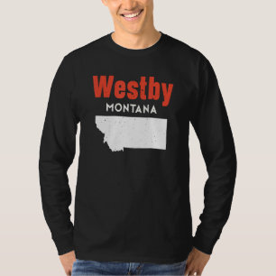 T-shirt Montana États-Unis État Amérique Voyage Montanan W
