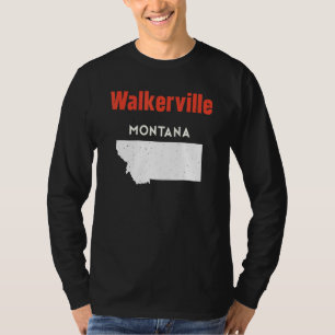 T-shirt Montana États-Unis État Amérique Voyage Montanan W