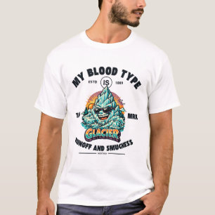 T-shirt Montana : mon groupe sanguin c'est glacier