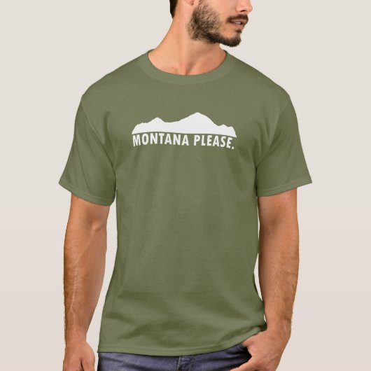 T-shirt Montana S'Il Vous Plaît (Devant)