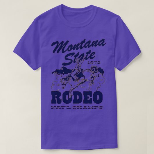 T-shirt Montana State National Rodeo Champs 1 (Design devant)
