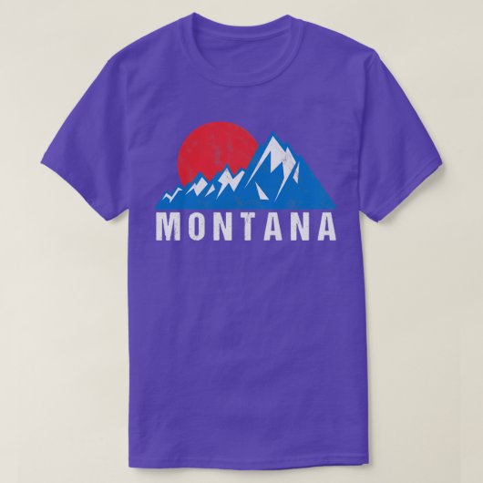 T-shirt Montana Vintage rétro7 (Design devant)