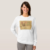 T-shirt MontanaPanoramic MapMontana (Devant entier)