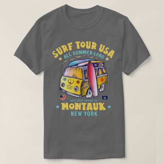 T-shirt Montauk New York (Design devant)