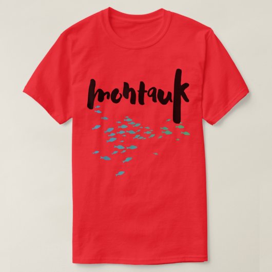 T-shirt Montauk, New York (Design devant)
