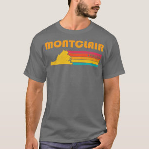 T-shirt Montclair Virginia Vintage Souvenir désorganisé