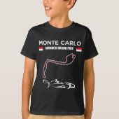 T-shirt Monte Carlo Course de Formule Racine Car Monaco M (Devant)