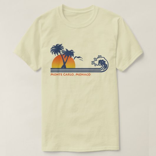 T-shirt Monte Carlo Monaco (Design devant)
