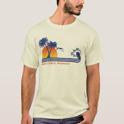 T-shirt Monte Carlo Monaco (Devant)