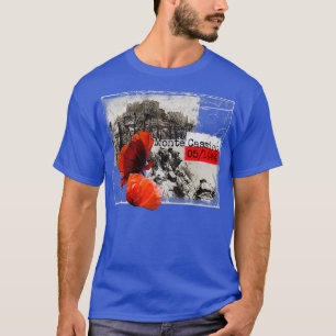 T-shirt Monte Cassino Italie 2ÈME GUERRE MONDIALE