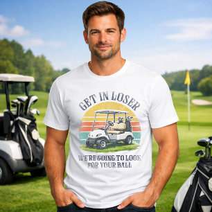 T-shirt Monte dans la voiture, abruti, on va aller cherche