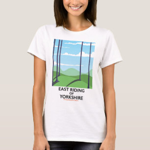 T-shirt Monte Est du Yorkshire poster de voyage