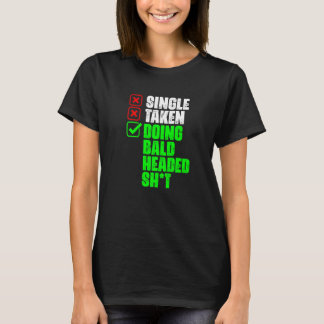 T-shirt Monte prise Doigt sans cheveux chauve chauve H