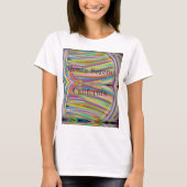 T-shirt Monte Sereno Californie Tourbillons d'art abstrait (Devant)