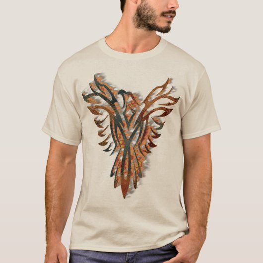 T-shirt Montée de l'art populaire mexicain Phoenix (Devant)