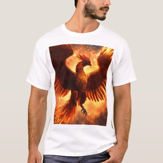 T-shirt Montée du Phoenix - Renaissance et résilience T-sh (Devant)