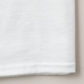 T-shirt Montée en vélo (Détail - Ourlet (en blanc))
