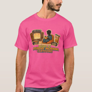 T-shirt Montée Par Saturday Morning Cartoons