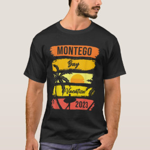 T-shirt Montego Bay Jamaïque Famille Vacation 2023 Plage