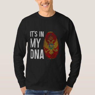 T-shirt Monténégro C'est dans mon ADN, fierté monténégrine