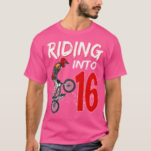 T-shirt Monter À 16 Ans Boy Bmx Bike 16E