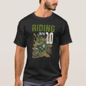 T-shirt Monter Dans 10 Garçons Rider Motocross Anniversair (Devant)
