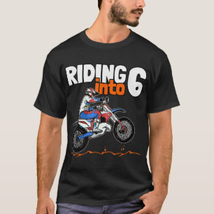 T-shirt Monter en 6 Vélo-Jardin Enfants 6 ans Motocross