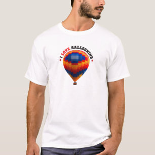 T-shirt Monter en ballon chaud de ballon à air
