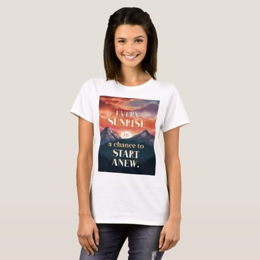 T-shirt Monter et renouveler (Devant entier)