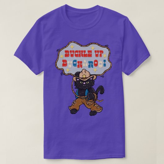 T-shirt Monter le buckaroo (Design devant)