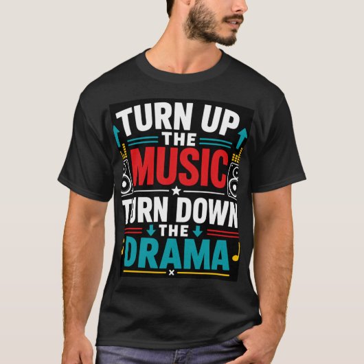 T-shirt Monter le son (Devant)