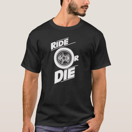 T-SHIRT MONTER OU MOURIR (Devant)