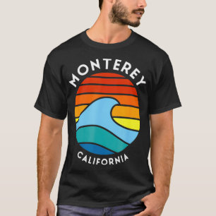 T-shirt Monterey California Retro Wave