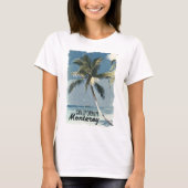 T-shirt Monterey California Vintage Vacances Design (Devant)