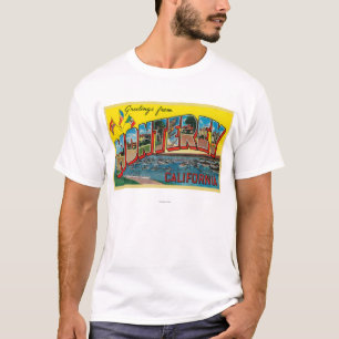 T-shirt Monterey, la Californie - grandes scènes de lettr