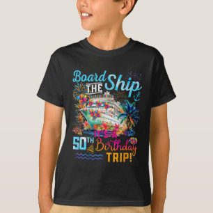 T-shirt Montez à bord C'est un croisière de voyage pour 50