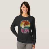 T-shirt Montez à cheval pour échapper à ce Monde équitatio (Devant entier)