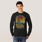 T-shirt Montez à cheval pour échapper à ce Monde équitatio (Devant entier)