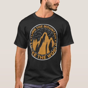 T-shirt Montez À La Montagne Pour Voir L'Inspiration Mondi